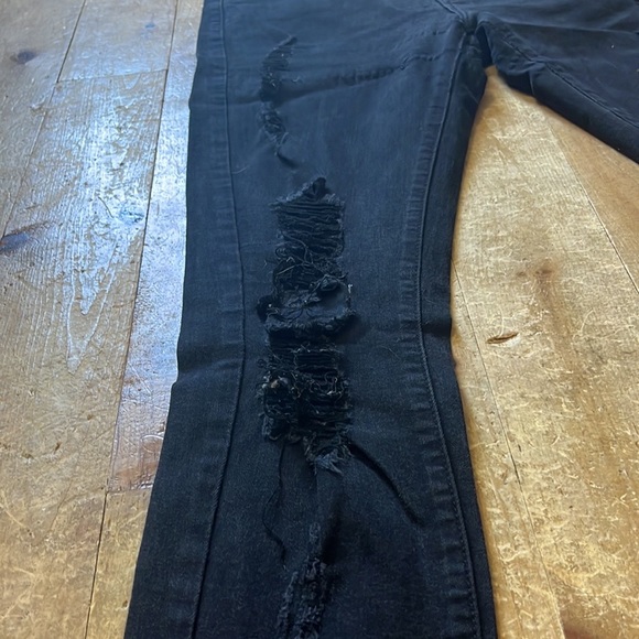 Just Black Distressed High Rise Skinny Jean - Picture 6 of 7
